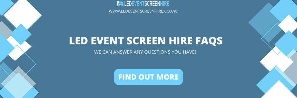 led event screen hire faqs